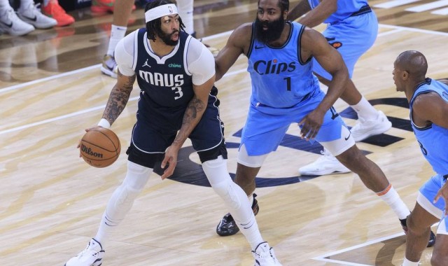 浓眉复出27+9哈登29+7+14 小卡29分快船胜独行侠