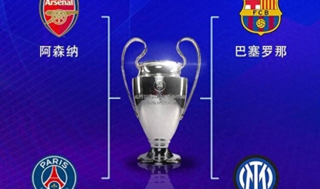 三级欧战4强分布：英超4队西甲3队意甲2队法甲1队 德甲全军覆没