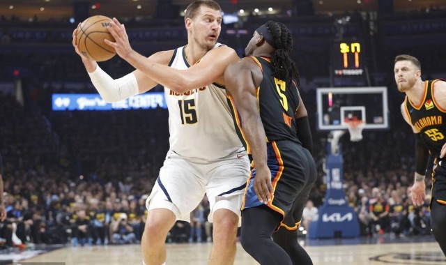 SGA轰34+8约基奇6犯毕业 雷霆狂胜掘金总分1-1