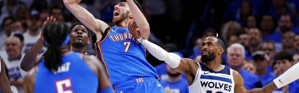 SGA34+8+7华子19分 雷霆轻取森林狼晋级总决赛