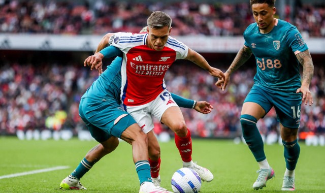 英超-赖斯破门难救主 阿森纳1-2遭伯恩茅斯双杀领先曼城3分