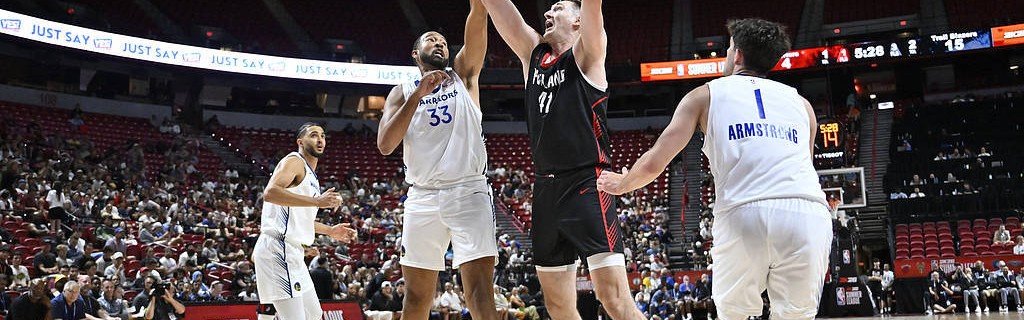 杨瀚森10+5+4+3吕佩尔23+9 开拓者胜勇士迎夏联开门红