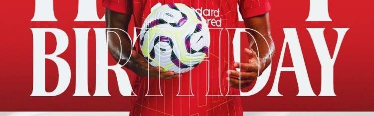 利物浦为赫拉芬贝赫庆祝23岁生日，球员本赛季出战35次助球队夺冠